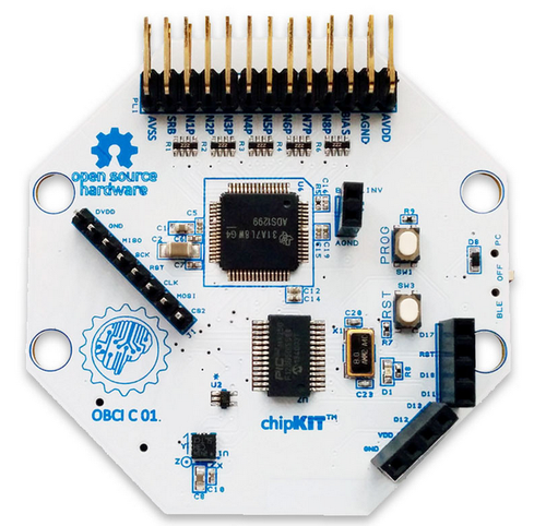 32-bit chipKIT-based board for the Open-Source Brain Computer Interface