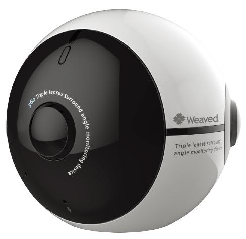 Weaved's smart 360-degree camera module can be used to create Google-like neighborhood maps, watch activity everywhere in a room, parking lot, wherever.
(Image: Weaved)