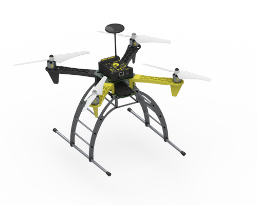 Robotic quadcopter produced using Canonical's Ubuntu Core.
(Source: Erle Robotics for the Erle Copter photo, and photo)