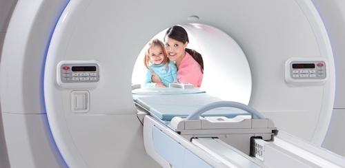 Toshiba's roughly $3.5-billion-a-year makes diagnostic impaging equipment, such as the MRI machine shown above.
(Image Source: courtesy of Toshiba Medical Systems)