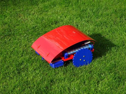 Andreas Haeuser's Ardumower is a robotic 3D printed lawnmower powered by an Arduino Uno.
(Source/Pic: http://www.reprap-windturbine.com/index.php?id=20&L=1)