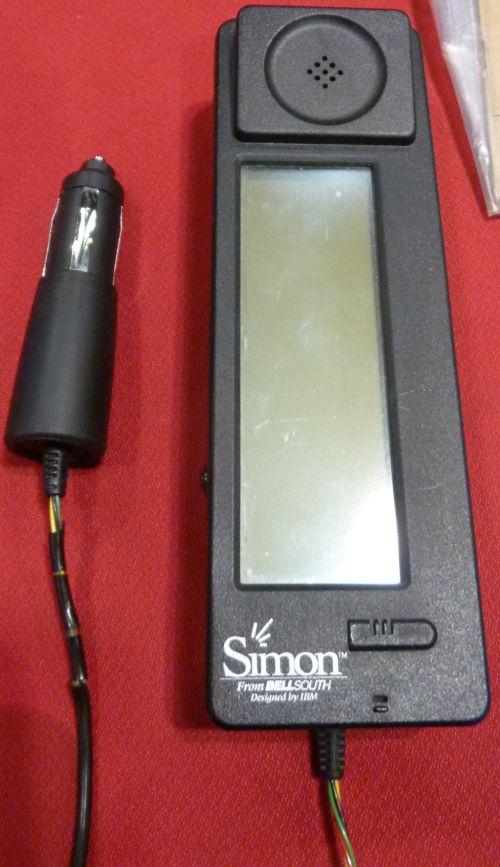 The world's first smartphone, the Simon, by IBM.
