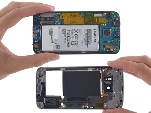 Samsung Galaxy S6 Edge Teardown: Removable Battery Is Gone 