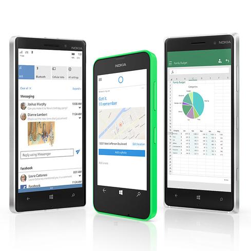 Windows 10 Mobile  The mobile iteration of Windows 10 was pushed to the back burner as Microsoft developers worked to perfect Windows 10 for PCs in time for the operating system's global launch. When the OS was in its final stages, we learned Windows 10 Mobile would receive its due attention after the PC version had been released. While Microsoft has not given us an expected release date for Windows 10 Mobile, it has announced the Lumia smartphone models that will receive a free upgrade to Windows 10 when it becomes available. These devices include the Lumia 430, Lumia 435, Lumia 532, Lumia 535, Lumia 540, Lumia 640, Lumia 640 XL, Lumia 735, Lumia 830, and the Lumia 930. The mobile-compatible edition of Windows 10 will contain many of the same features as its PC-friendly counterpart. Users can browse the Internet on Microsoft Edge, receive notifications in the new Action Center, and be productive on the go with universal apps such as Calendar, Maps, and Photos. (Image: Microsoft) 