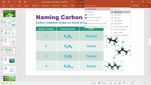 Tell Me And Smart Lookup 
Two handy tools now available in client apps are Tell Me and Smart Lookup. Tell Me is handy for finding shortcuts to capabilities across Office apps. For example, if you want a specific graph in Excel, you can type its name into Tell Me, and it will change the depiction of the data set. 
Smart Lookup leverages Bing to pull additional online information on content you're using. For example, if you type the term 'carbon dating' but only highlight 'dating' for Smart Lookup to research, the tool will recognize the context to narrow down your search results and only include relevant content. In this example, it would weed out links to dating websites and limit results to scientific information on carbon dating.
(Image: Microsoft)
