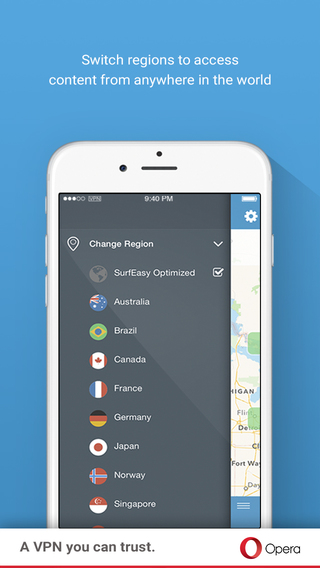 SurfEasy VPN Lets You Browse Anonymously Protect your online privacy, unblock websites and applications, enhance your security on WiFi hotspots, prevent ad tracking, and encrypt all of the data in and out of your device with this impressive free app, which can be installed for free on up to five devices, including smartphones, tablets or computers.
