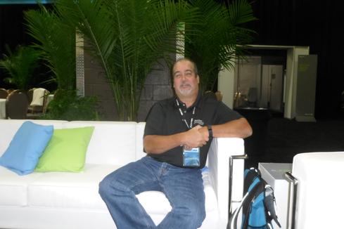 ESC Labs' Tom White at VMworld 2016 in Las Vegas(Image: Charles Babcock/InformationWeek)