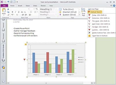 Both Evernote and OneNote (above) feature OCR, allowing users to capture and search handwriting. (Source: Microsoft) 
