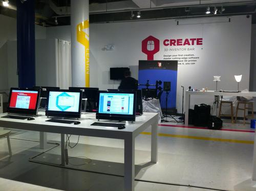 During the holidays, at least one pop-up 3D printing store set up shop in Manhattan.(Source: David Strom)
