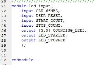 The automatically generated *.v (Verilog)  code.