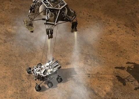 In August 2012, the Curiosity rover landed on Mars.