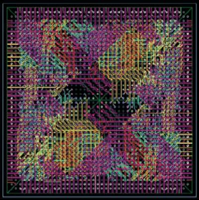 Example of a BGA (ball grid array) breakout.