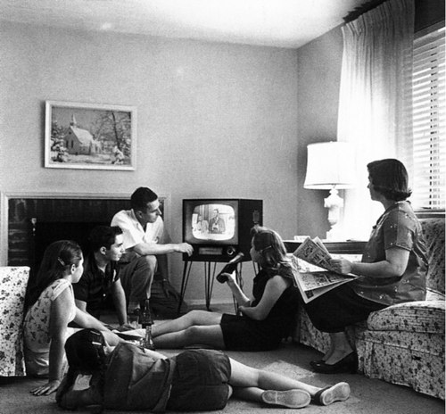 This 1958 family is ready to receive marketing messages.