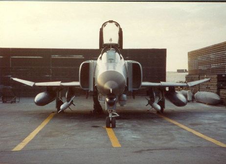 A real F-4 aircraft.