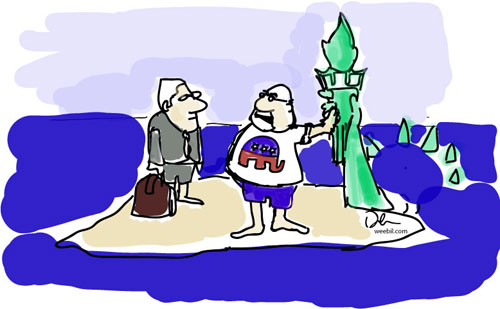 'I'm thinking about changing my position on climate change...'