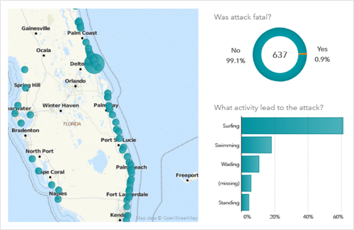 Where Sharks Attack In Florida Informationweek