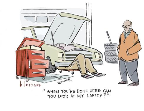 Cartoon: Internet of Things Meets Tech Support