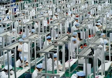 Apple manufacturing plant in China.(Source: cwreporter.com)