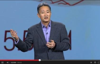 CES 2014's keynote address by Kazuo Hirai, President and CEO, Sony Corp.