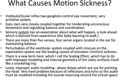 McCauley deeply studied the reasons VR failed in the past and has solved all these problems to make the user experience nearly in distinguishable from the real thing.(Source: McCauley, used with permission) 