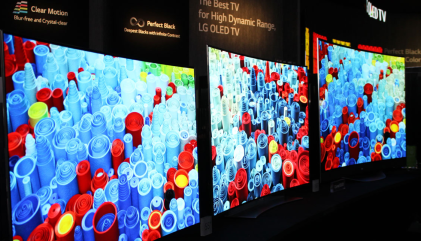 HDR demonstrated on LG's OLED TVs