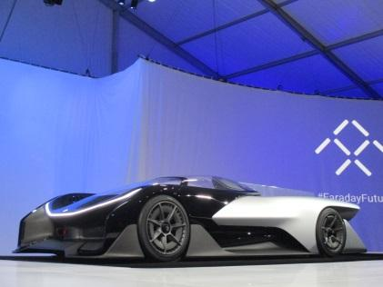 Faraday Future's Concept Car FFZero1 unveiled at CES (Photo: EE Times) 