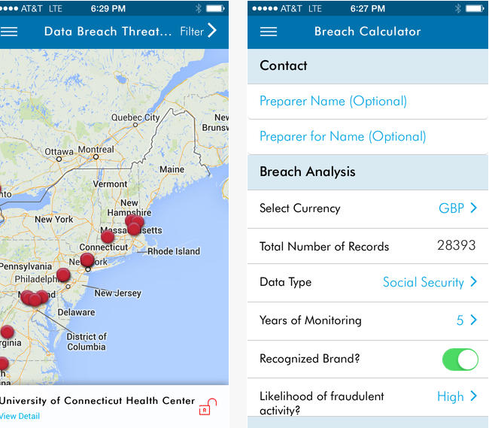 AIG: CyberEdge
This mobile tool from AIG is designed to keep users current on the constantly evolving cyber-security space with updates on cybernews, recently reported data breaches, risk analysis, and industry opinions.
 
(Image: iOS App Store, also available on Android)
