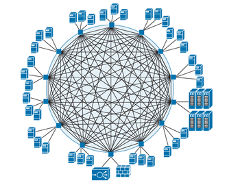 Single-fabric data center network architecture