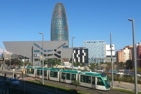 Barcelona's next-generation street lamps, equipped with WiFi and wireless controlled LEDs.